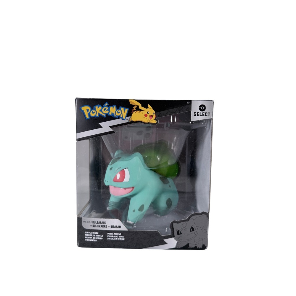 New 2024 Jazwares Pokémon Pokemon Select - Bulbasaur 4"‎ Vinyl Figure Series 1